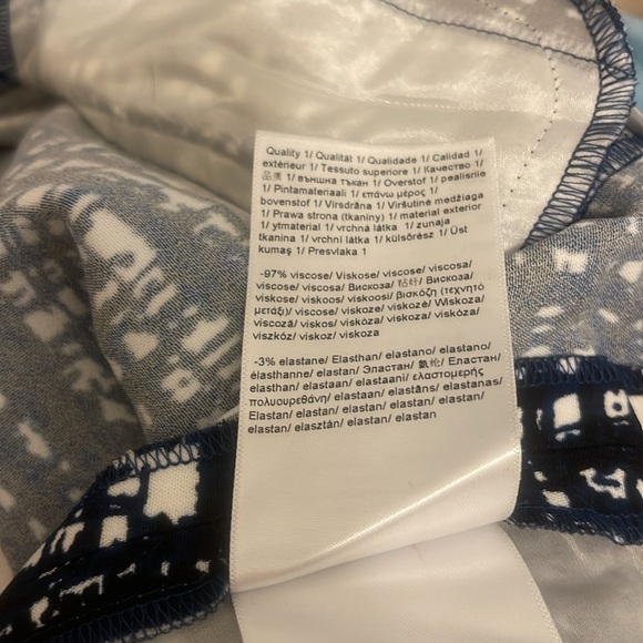 Escada Talas Weave Print Ankle Pants Navy - Picture 9 of 9